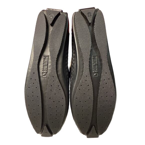 Pikolinos Moccasin Loafer Jerez Slip On Flat Casual Women's EU38 Leather Black - Picture 9 of 10